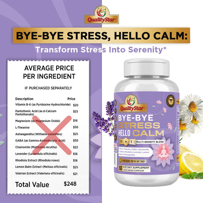 Bye Bye Stress Hello Calm