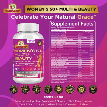 Women’s 50+ Multi & Beauty Support 