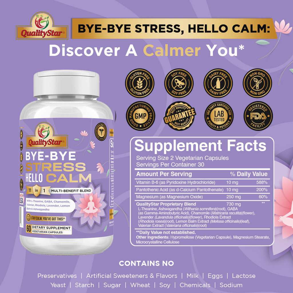 Bye Bye Stress Hello Calm