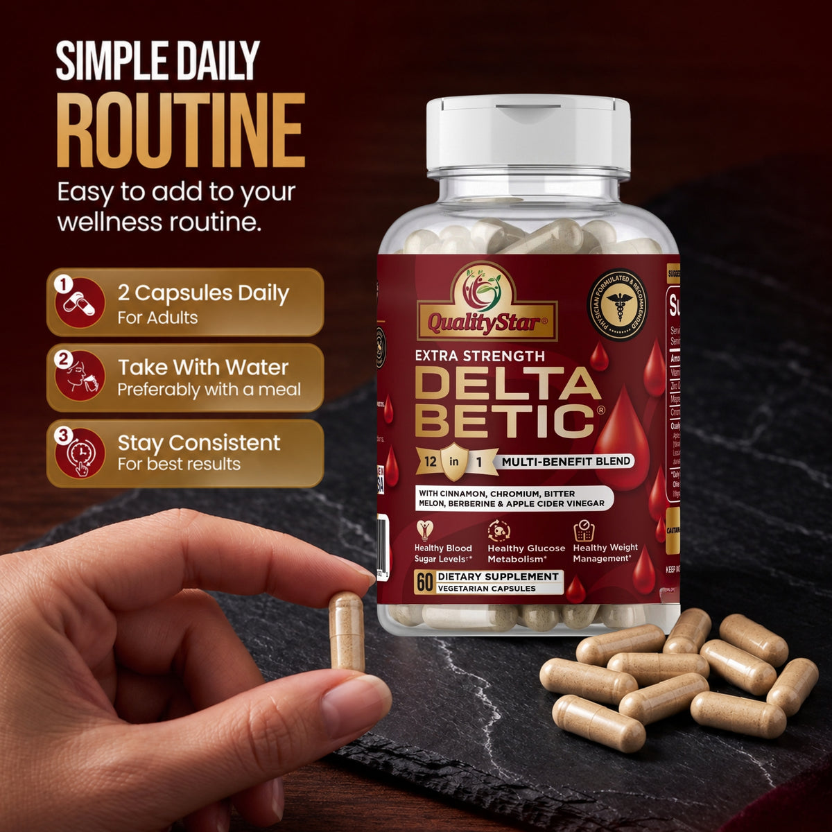 Delta Betic – Blood Sugar Support 