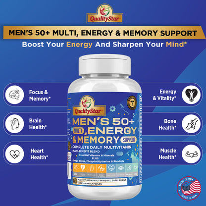 Men’s 50+ Multi, Energy & Memory Support