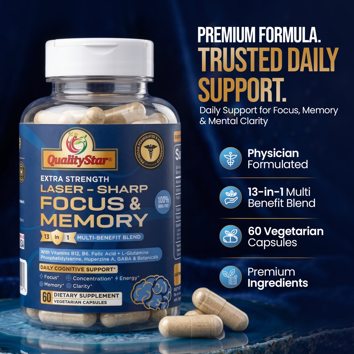 Laser Sharp Focus & Memory