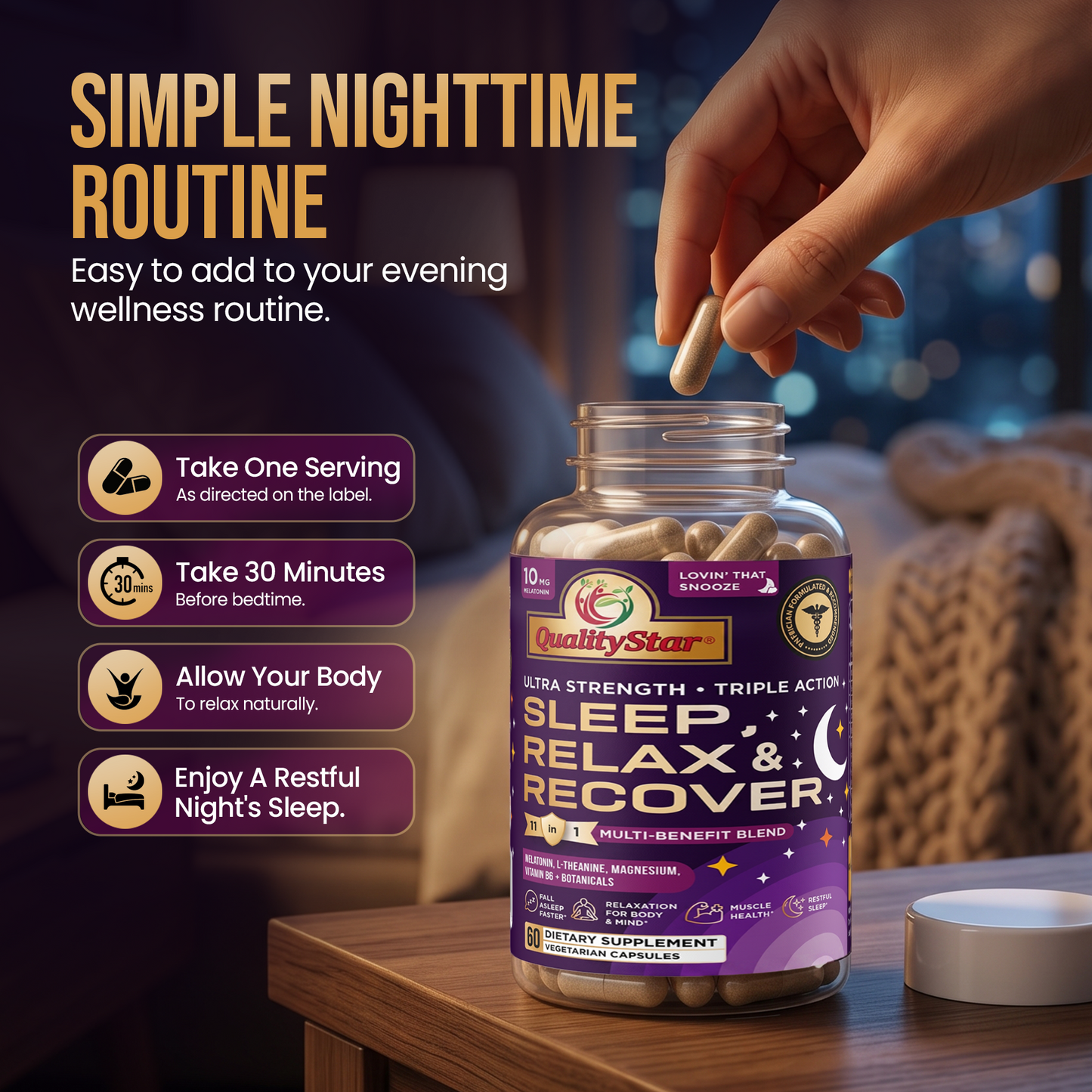 Sleep, Relax & Recover