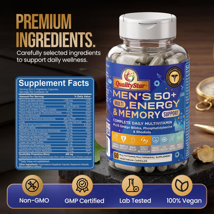 Men’s 50+ Multi, Energy & Memory Support