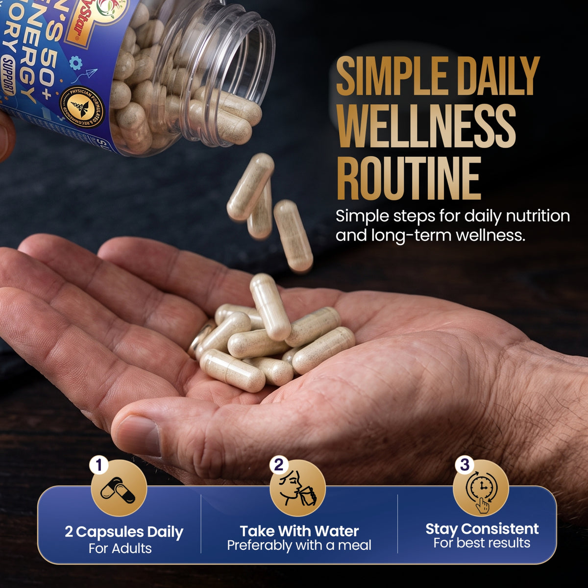 Men’s 50+ Multi, Energy & Memory Support