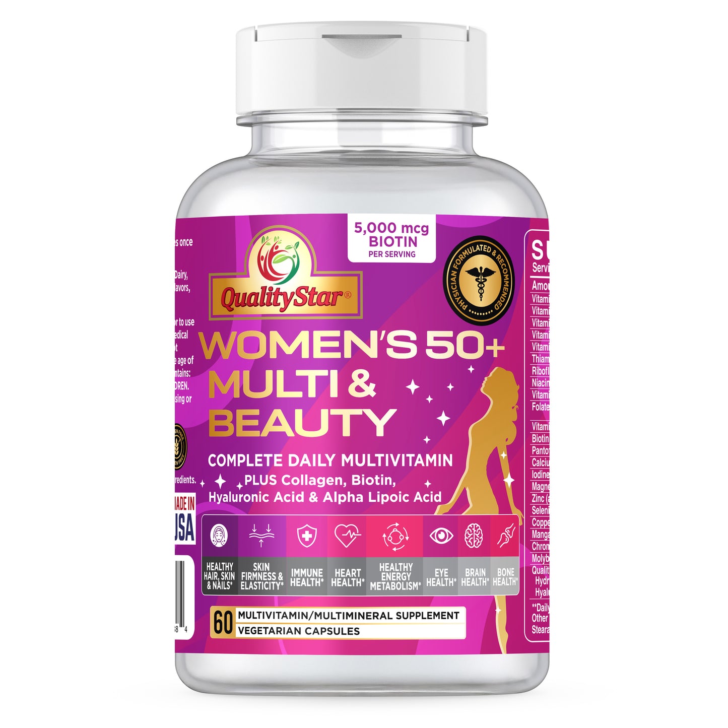 Women’s 50+ Multi & Beauty Support 